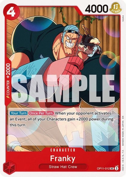 Franky, A Fist of Divine Speed OP11-012
