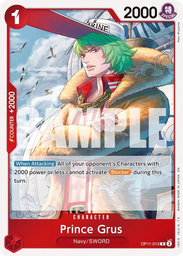 Prince Grus, A Fist of Divine Speed OP11-013