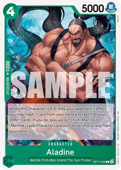 Aladine, A Fist of Divine Speed OP11-024