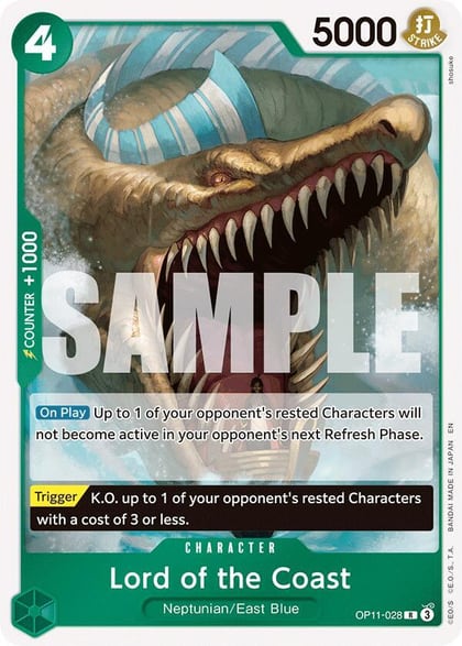 Lord of the Coast, A Fist of Divine Speed OP11-028