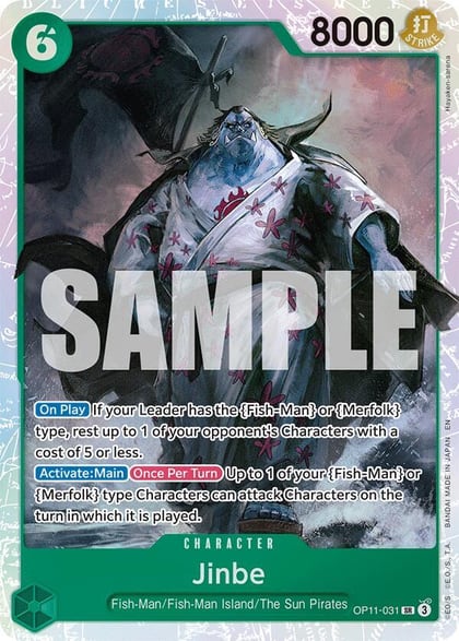Jinbe (031), A Fist of Divine Speed OP11-031