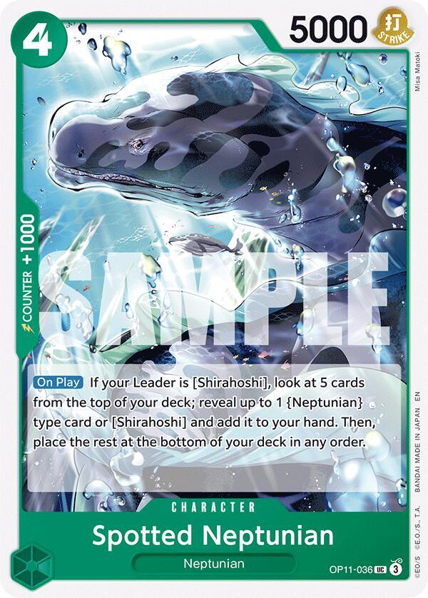 Spotted Neptunian, A Fist of Divine Speed OP11-036
