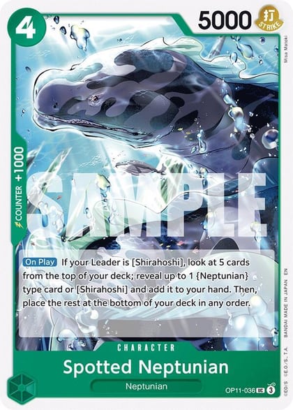 Spotted Neptunian, A Fist of Divine Speed OP11-036