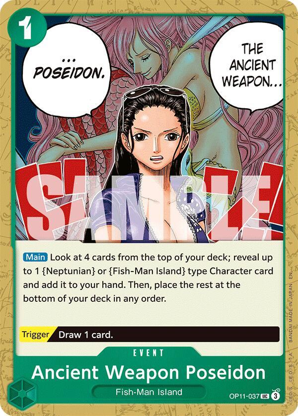 Ancient Weapon Poseidon, A Fist of Divine Speed OP11-037