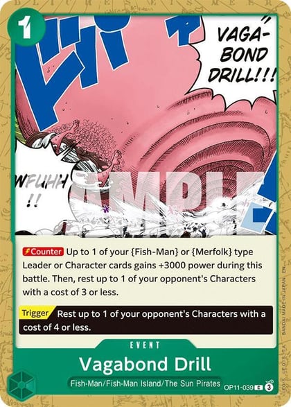 Vagabond Drill, A Fist of Divine Speed OP11-039