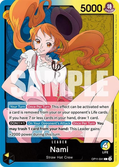 Nami (041), A Fist of Divine Speed OP11-041
