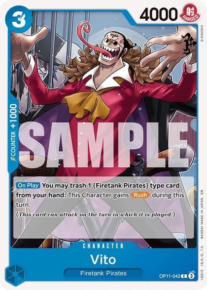 Vito, A Fist of Divine Speed OP11-042