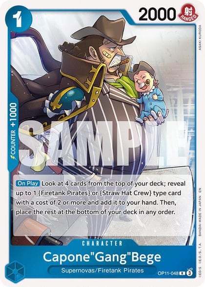 Capone"Gang"Bege (048), A Fist of Divine Speed OP11-048