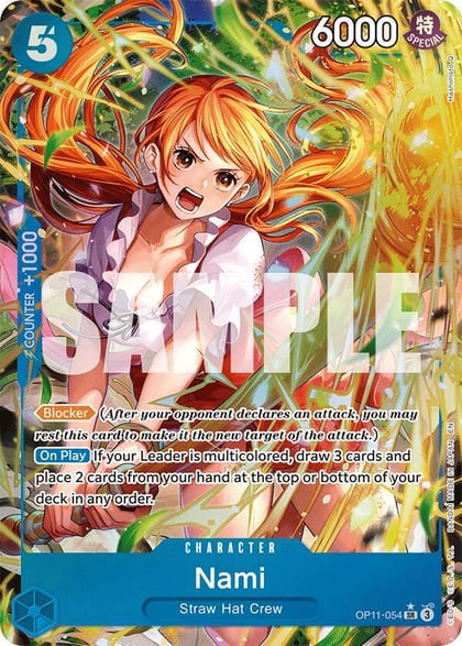 Nami (054) (Alternate Art), A Fist of Divine Speed OP11-054