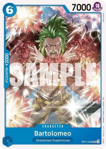 Bartolomeo, A Fist of Divine Speed OP11-055