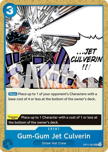 Gum-Gum Jet Culverin, A Fist of Divine Speed OP11-061