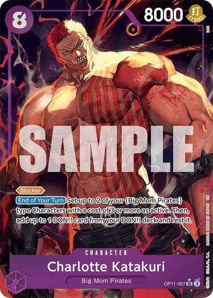 Charlotte Katakuri (067) (Alternate Art), A Fist of Divine Speed OP11-067