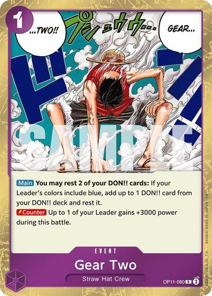 Gear Two, A Fist of Divine Speed OP11-080