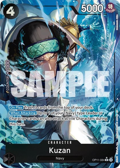 Kuzan (Alternate Art), A Fist of Divine Speed OP11-084