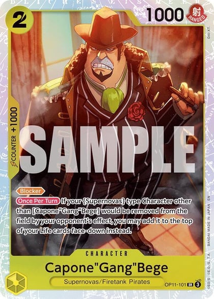 Capone"Gang"Bege (101), A Fist of Divine Speed OP11-101