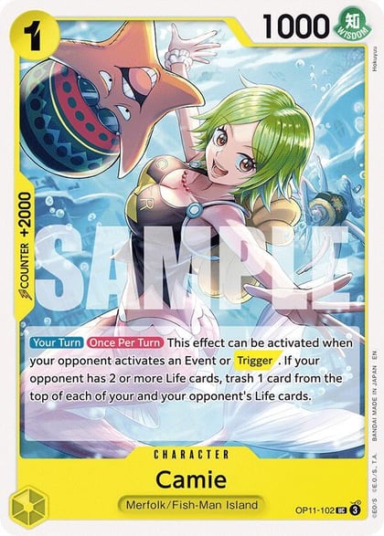 Camie, A Fist of Divine Speed OP11-102