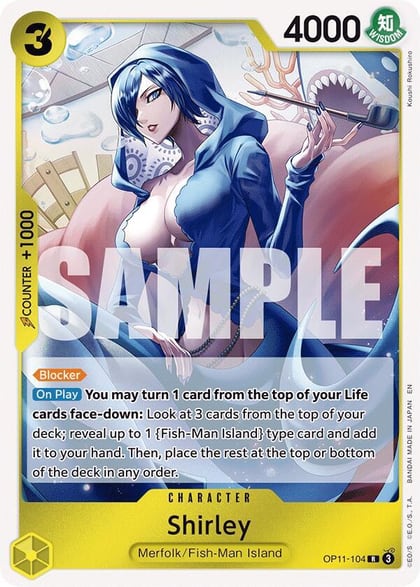 Shirley, A Fist of Divine Speed OP11-104