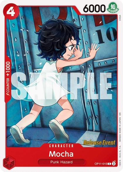 Mocha, A Fist of Divine Speed Release Event Cards OP11-015