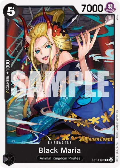 Black Maria, A Fist of Divine Speed Release Event Cards OP11-089