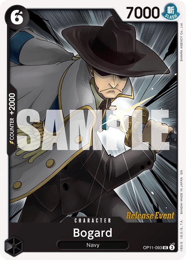 Bogard, A Fist of Divine Speed Release Event Cards OP11-093