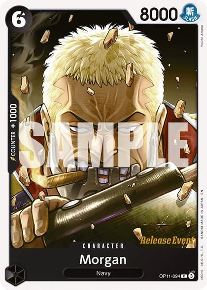 Morgan, A Fist of Divine Speed Release Event Cards OP11-094