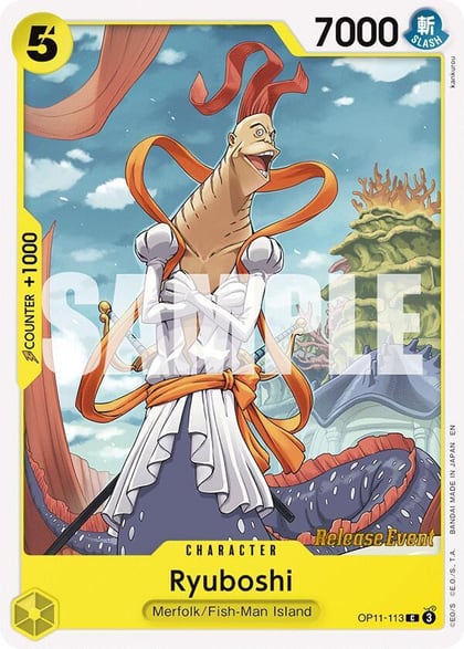 Ryuboshi, A Fist of Divine Speed Release Event Cards OP11-113