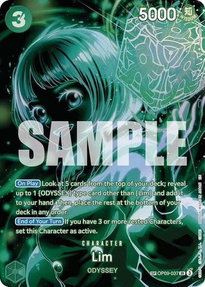 Lim (SP), Legacy of the Master OP09-037