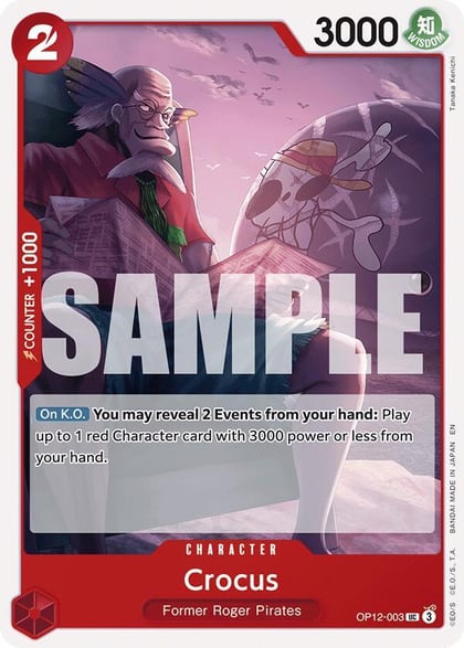 Crocus, Legacy of the Master OP12-003
