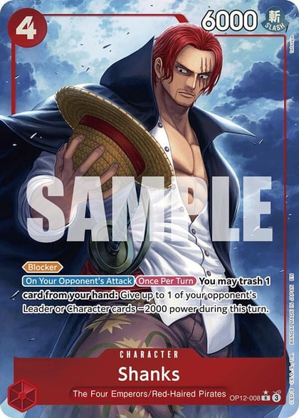 Shanks (008) (Alternate Art), Legacy of the Master OP12-008