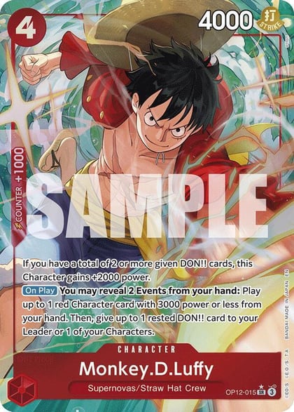 Monkey.D.Luffy (Alternate Art), Legacy of the Master OP12-015