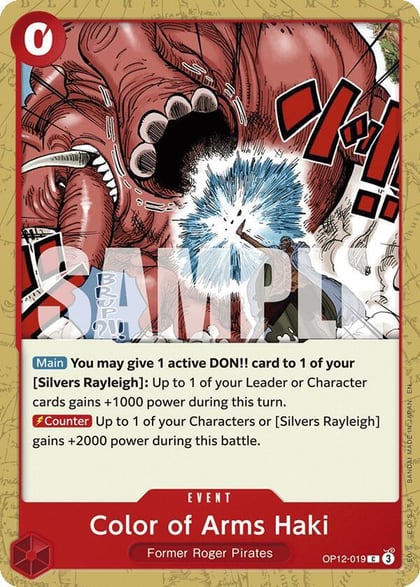 Color of Arms Haki, Legacy of the Master OP12-019