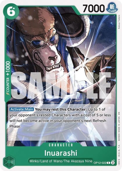 Inuarashi, Legacy of the Master OP12-022