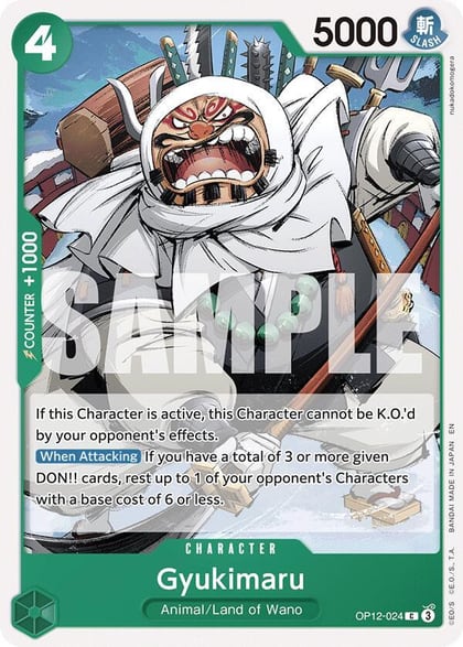 Gyukimaru, Legacy of the Master OP12-024