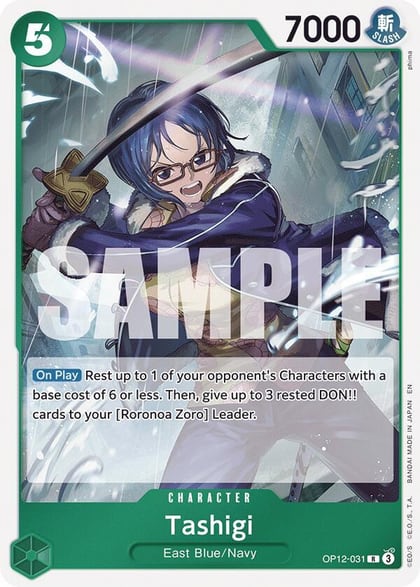 Tashigi, Legacy of the Master OP12-031