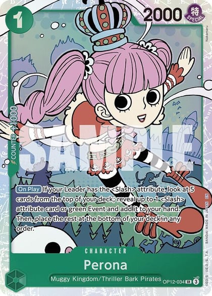Perona, Legacy of the Master OP12-034