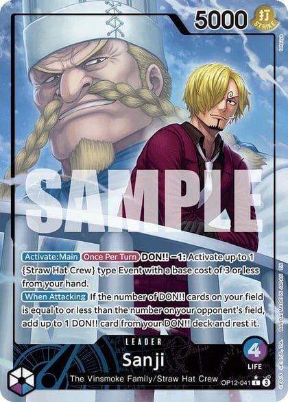 Sanji (041) (Alternate Art), Legacy of the Master OP12-041
