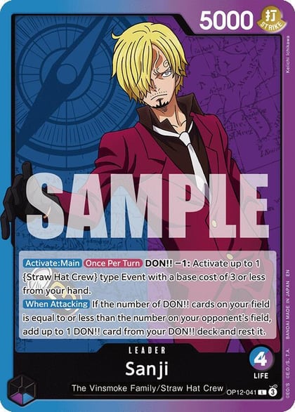 Sanji (041), Legacy of the Master OP12-041