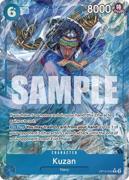 Kuzan (043) (Alternate Art), Legacy of the Master OP12-043