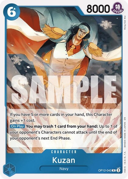 Kuzan (043), Legacy of the Master OP12-043