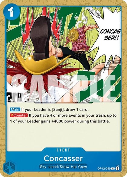 Concasser, Legacy of the Master OP12-059