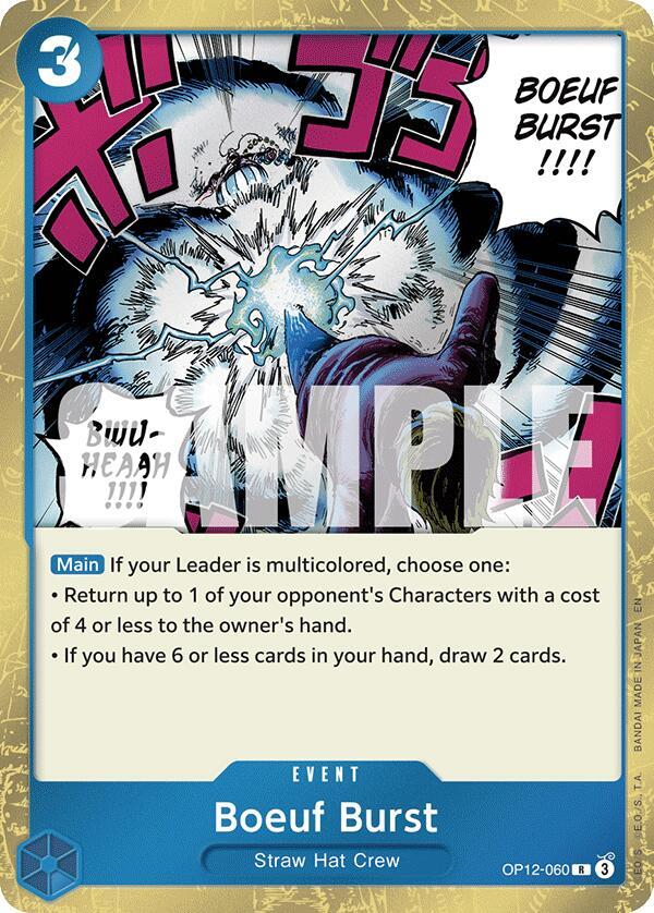 Boeuf Burst, Legacy of the Master OP12-060