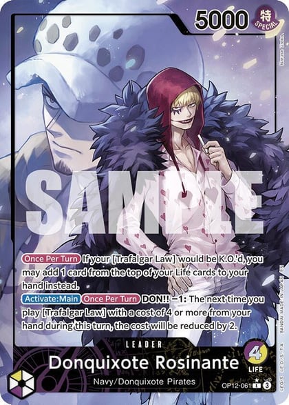 Donquixote Rosinante (061) (Alternate Art), Legacy of the Master OP12-061