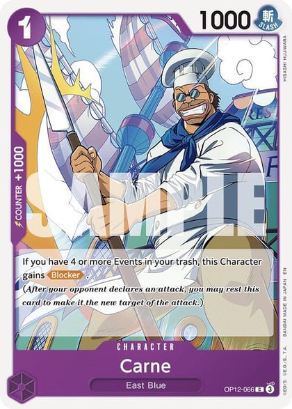 Carne, Legacy of the Master OP12-066