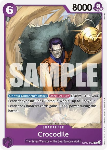 Crocodile, Legacy of the Master OP12-069
