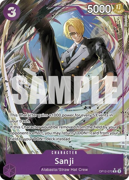 Sanji (070) (Alternate Art), Legacy of the Master OP12-070