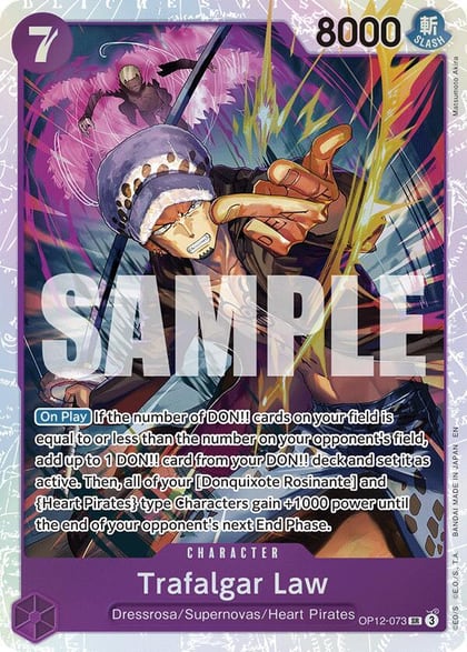 Trafalgar Law (073), Legacy of the Master OP12-073