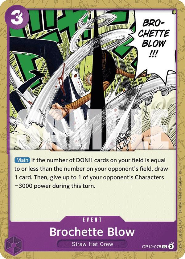 Brochette Blow, Legacy of the Master OP12-078