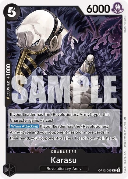 Karasu, Legacy of the Master OP12-085