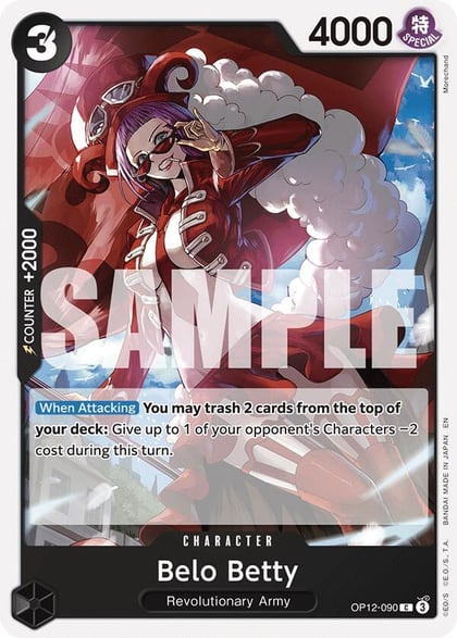 Belo Betty, Legacy of the Master OP12-090