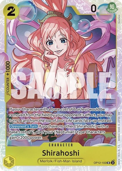 Shirahoshi, Legacy of the Master OP12-102